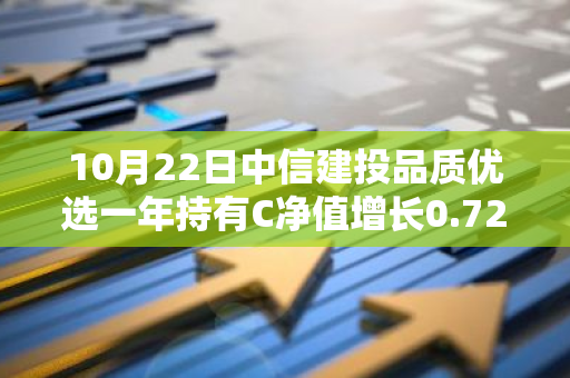 10月22日中信建投品质优选一年持有C净值增长0.72%，近1个月累计上涨21.13%