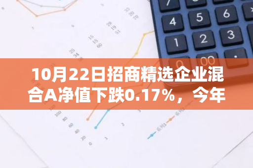 10月22日招商精选企业混合A净值下跌0.17%，今年来累计上涨6.12%