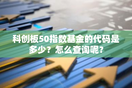 科创板50指数基金的代码是多少？怎么查询呢？