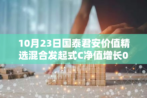 10月23日国泰君安价值精选混合发起式C净值增长0.76%，近1个月累计上涨17.89%