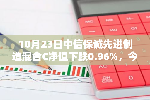 10月23日中信保诚先进制造混合C净值下跌0.96%，今年来累计上涨17.19%