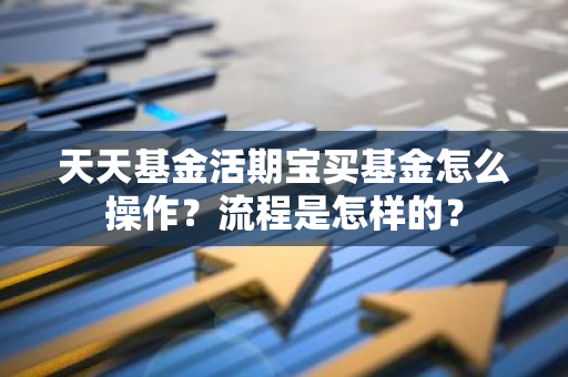 天天基金活期宝买基金怎么操作？流程是怎样的？