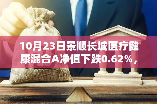 10月23日景顺长城医疗健康混合A净值下跌0.62%，今年来累计下跌8.89%