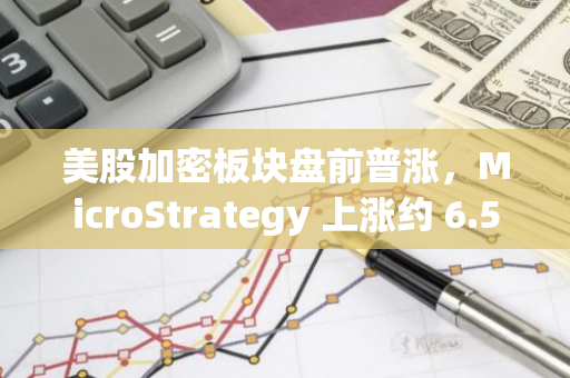 美股加密板块盘前普涨，MicroStrategy 上涨约 6.5%