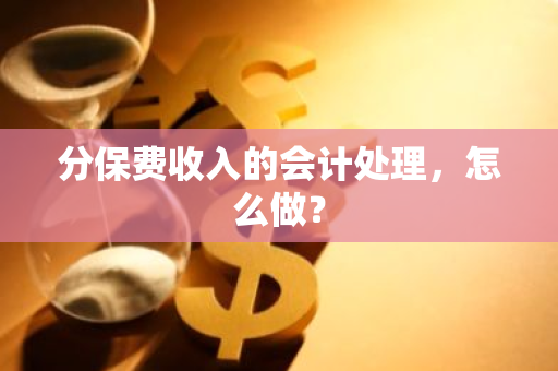 分保费收入的会计处理，怎么做？