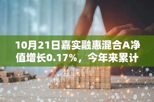 10月21日嘉实融惠混合A净值增长0.17%，今年来累计上涨1.84%