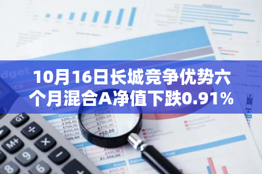 10月16日长城竞争优势六个月混合A净值下跌0.91%，今年来累计下跌10.6%