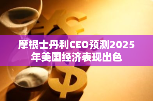 摩根士丹利CEO预测2025年美国经济表现出色