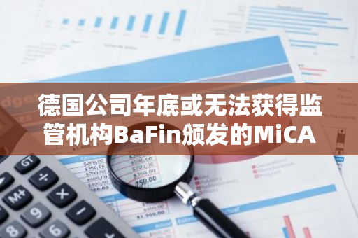 德国公司年底或无法获得监管机构BaFin颁发的MiCAR加密许可证