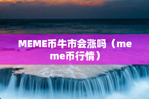 MEME币牛市会涨吗（meme币行情）