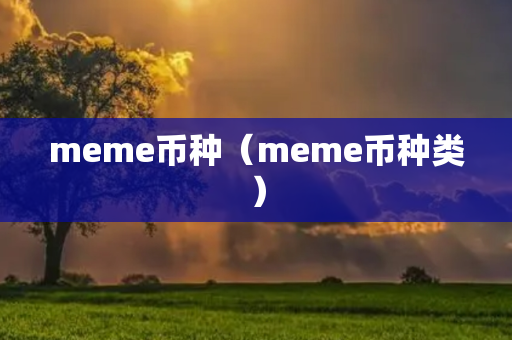 meme币种（meme币种类）