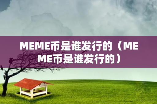 MEME币是谁发行的（MEME币是谁发行的）