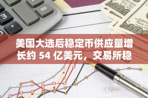 美国大选后稳定币供应量增长约 54 亿美元，交易所稳定币余额达年度高点