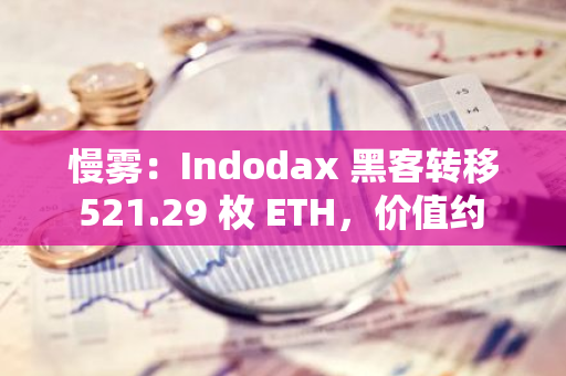 慢雾：Indodax 黑客转移 521.29 枚 ETH，价值约 130 万美元