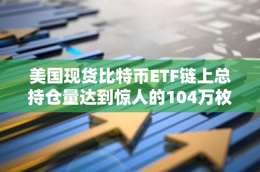 美国现货比特币ETF链上总持仓量达到惊人的104万枚BTC，刷新历史记录