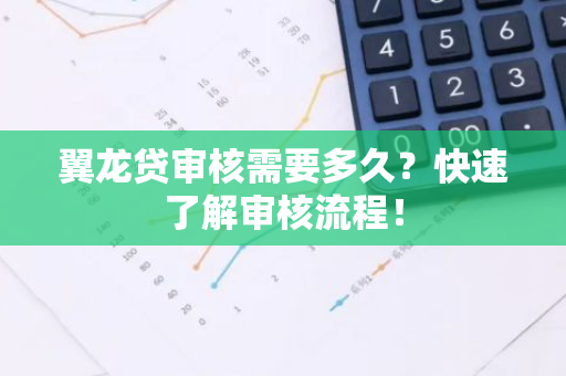 翼龙贷审核需要多久？快速了解审核流程！