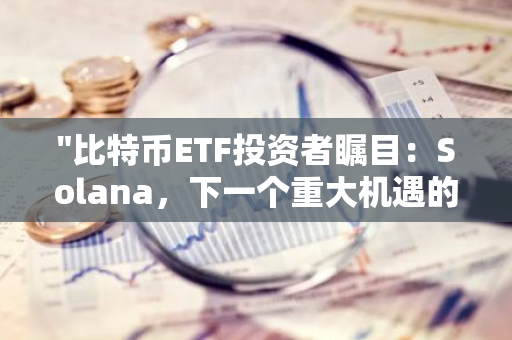 "比特币ETF投资者瞩目：Solana，下一个重大机遇的引领者"