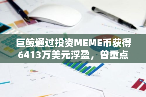 巨鲸通过投资MEME币获得6413万美元浮盈，曾重点持有Pnut、FRED及OPK