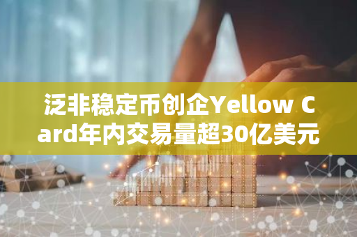 泛非稳定币创企Yellow Card年内交易量超30亿美元