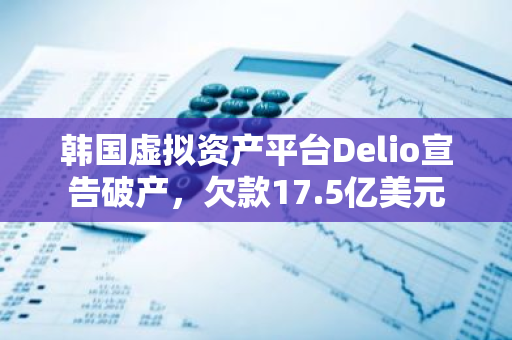 韩国虚拟资产平台Delio宣告破产，欠款17.5亿美元