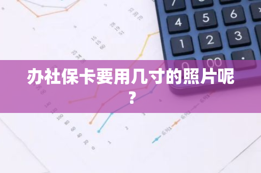 办社保卡要用几寸的照片呢？