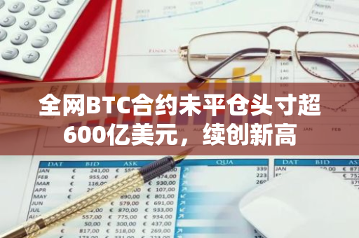 全网BTC合约未平仓头寸超600亿美元，续创新高