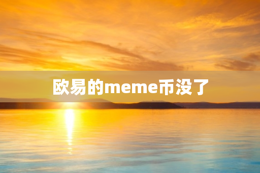 欧易的meme币没了