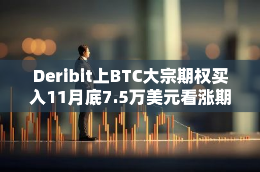 Deribit上BTC大宗期权买入11月底7.5万美元看涨期权，共计1000枚BTC