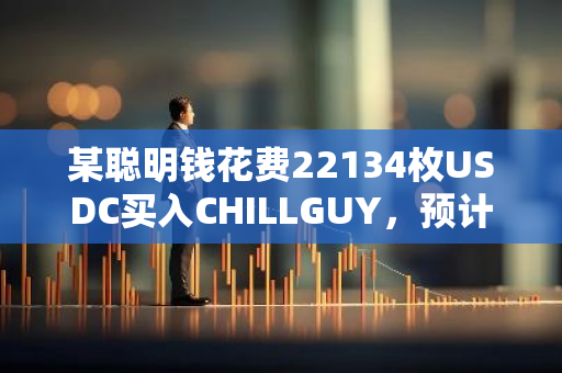 某聪明钱花费22134枚USDC买入CHILLGUY，预计获利248万美元