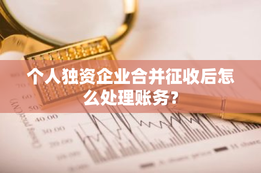 个人独资企业合并征收后怎么处理账务？