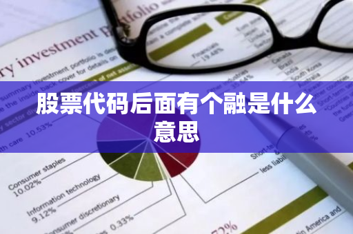 股票代码后面有个融是什么意思