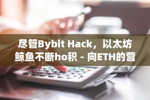 尽管Bybit Hack，以太坊鲸鱼不断ho积 - 向ETH的营救购买压力？