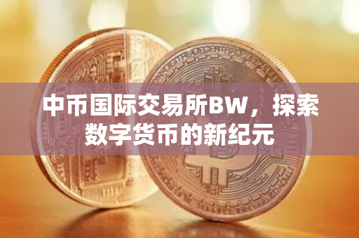 中币国际交易所BW，探索数字货币的新纪元