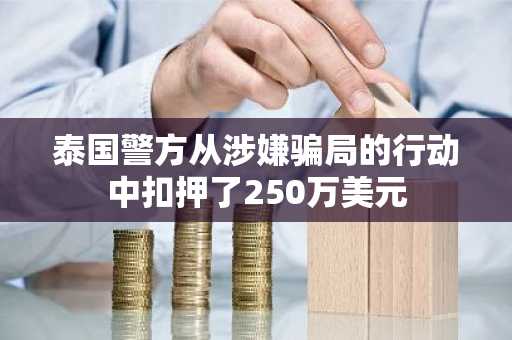 泰国警方从涉嫌骗局的行动中扣押了250万美元