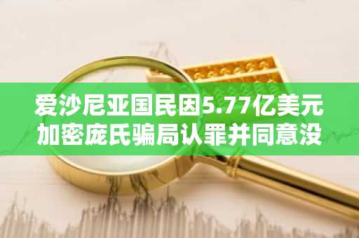 爱沙尼亚国民因5.77亿美元加密庞氏骗局认罪并同意没收4亿美元资产