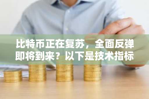 比特币正在复苏，全面反弹即将到来？以下是技术指标