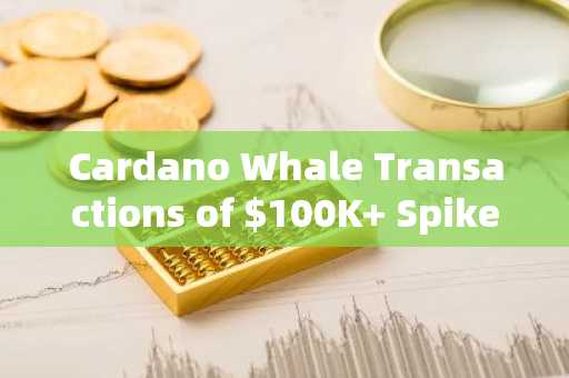 Cardano Whale Transactions of $100K Spike to Multi-Month High Amid Price Boom